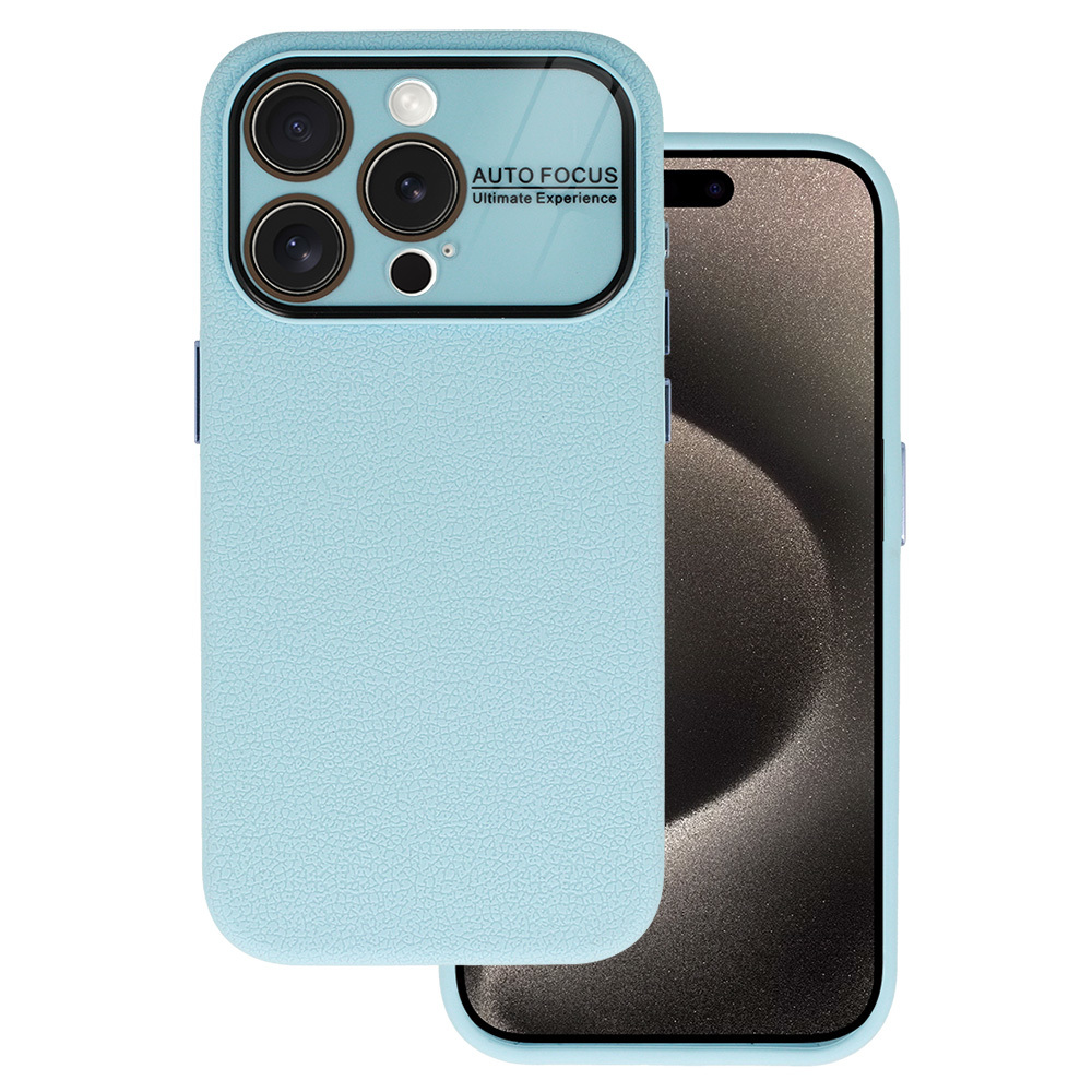 Pokrowiec Tel Protect Lichi Soft Case jasnoniebieski Apple iPhone 15
