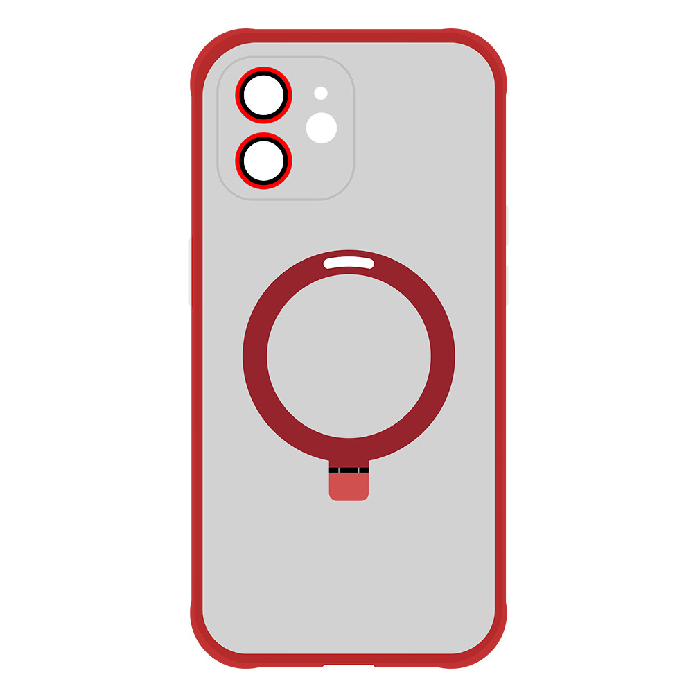 Pokrowiec Tel Protect Magical Magsafe Stand Case czerwony Apple iPhone 12 / 4