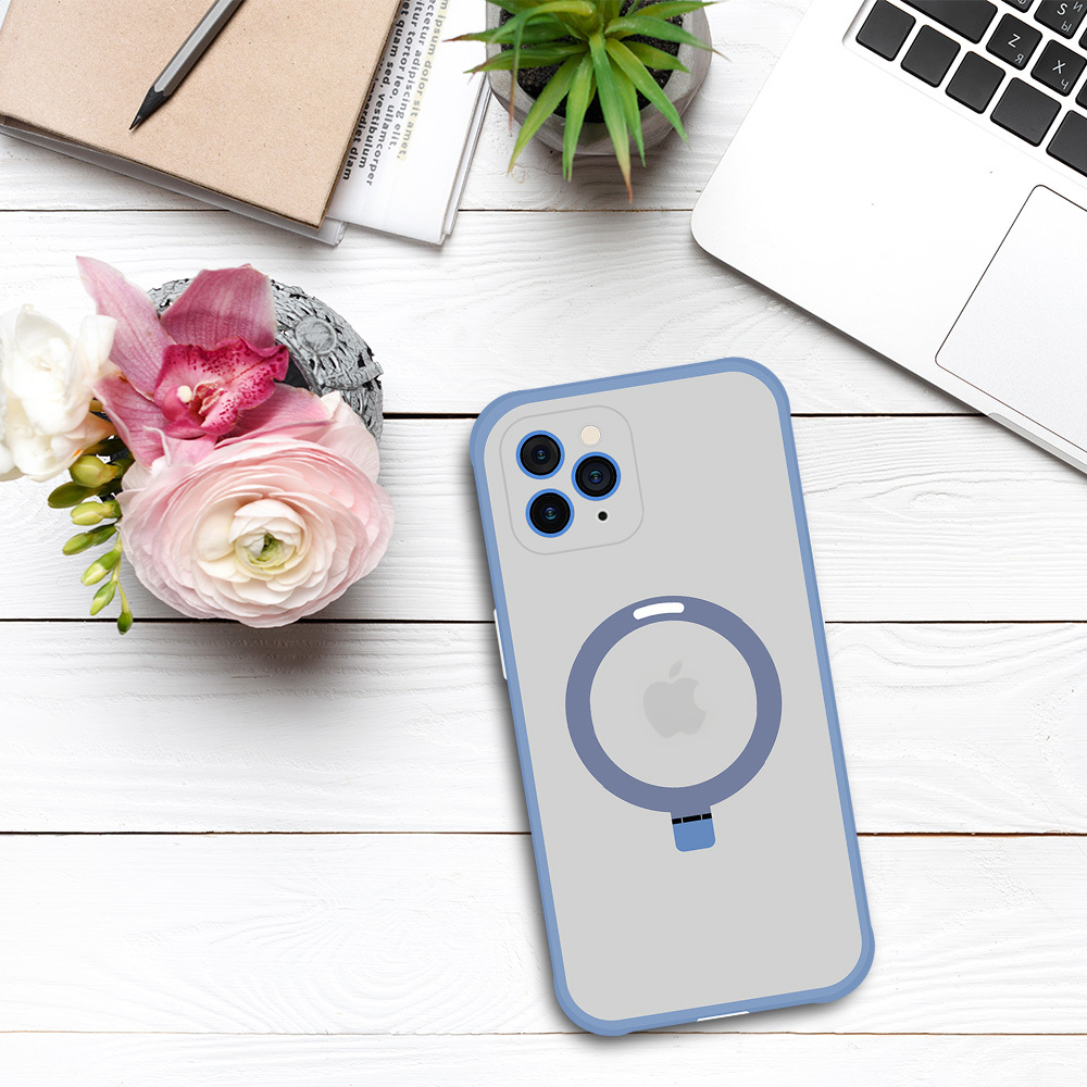 Pokrowiec Tel Protect Magical Magsafe Stand Case niebieski Apple iPhone 11 Pro / 5