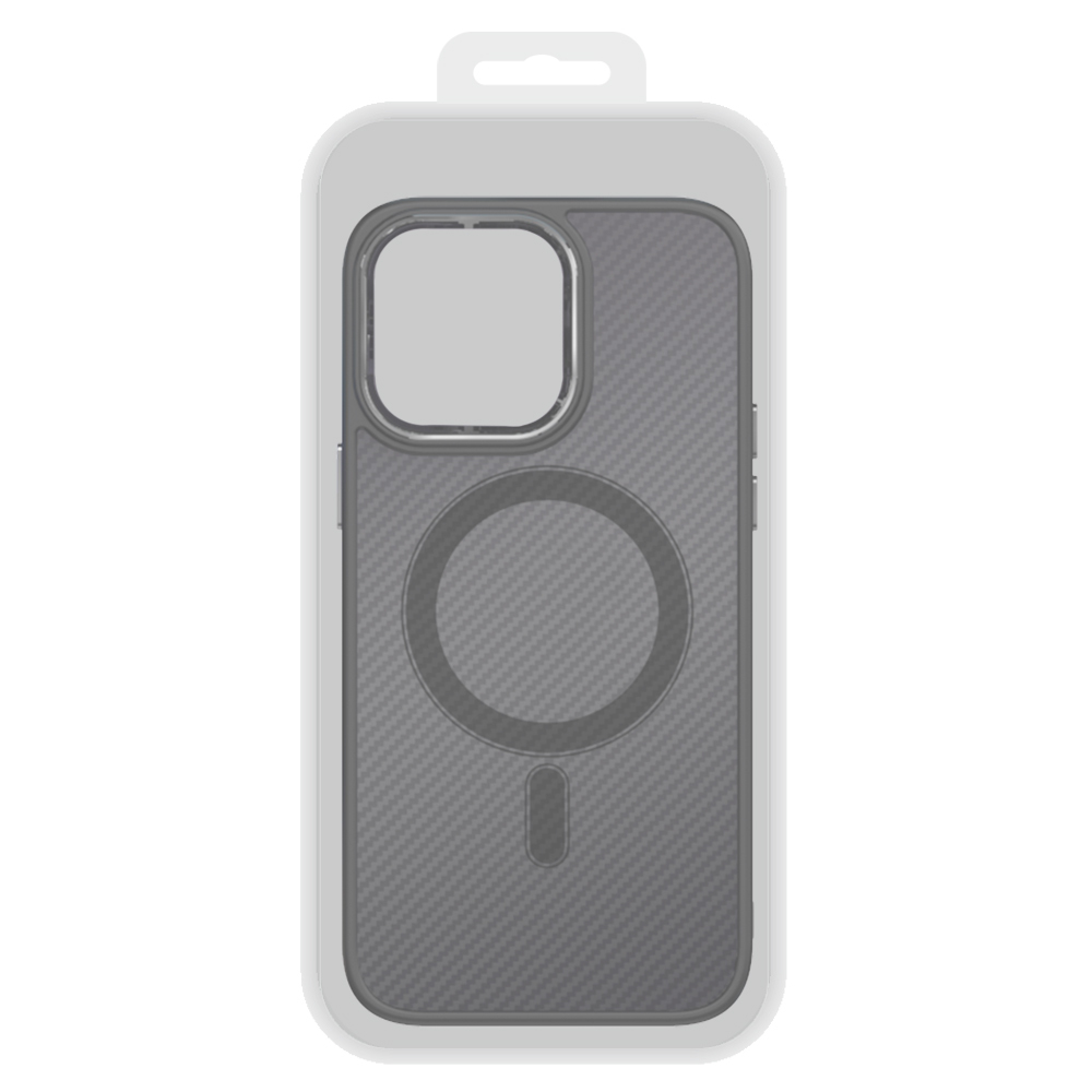 Pokrowiec Tel Protect Magnetic Carbon Case czarny Apple iPhone 13 / 10