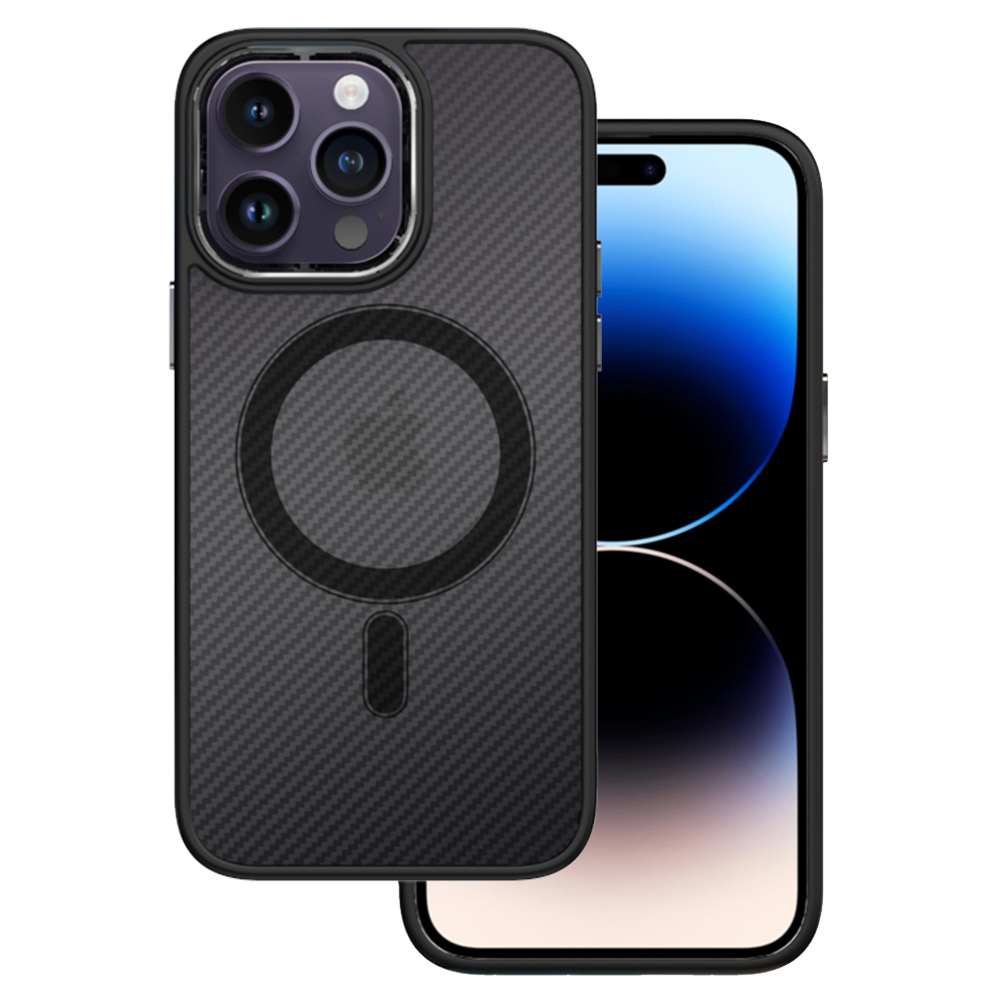 Pokrowiec Tel Protect Magnetic Carbon Case zielony Apple iPhone 11 Pro Max / 6