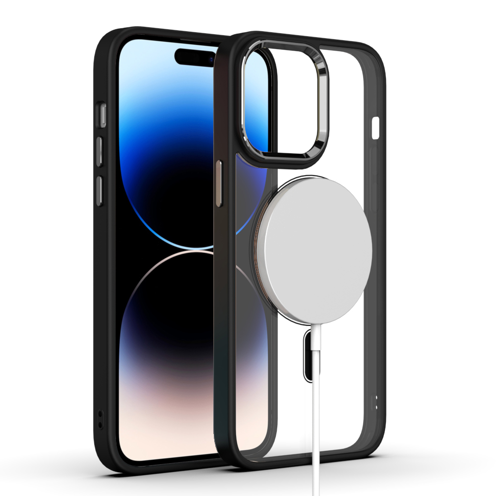Pokrowiec Tel Protect Magnetic Clear Case czarny Apple iPhone 11 Pro Max / 5