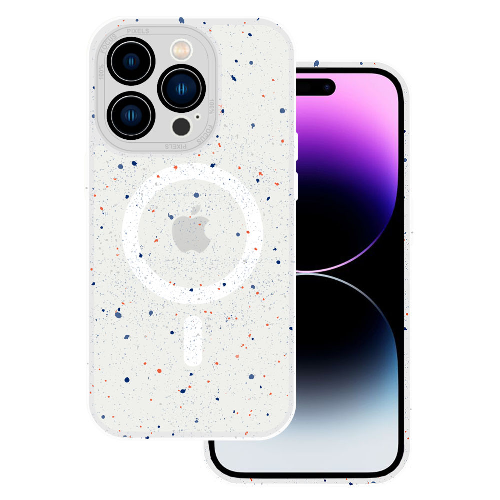 Pokrowiec Tel Protect Magnetic Splash Frosted Case biay Apple iPhone 14 Pro Max