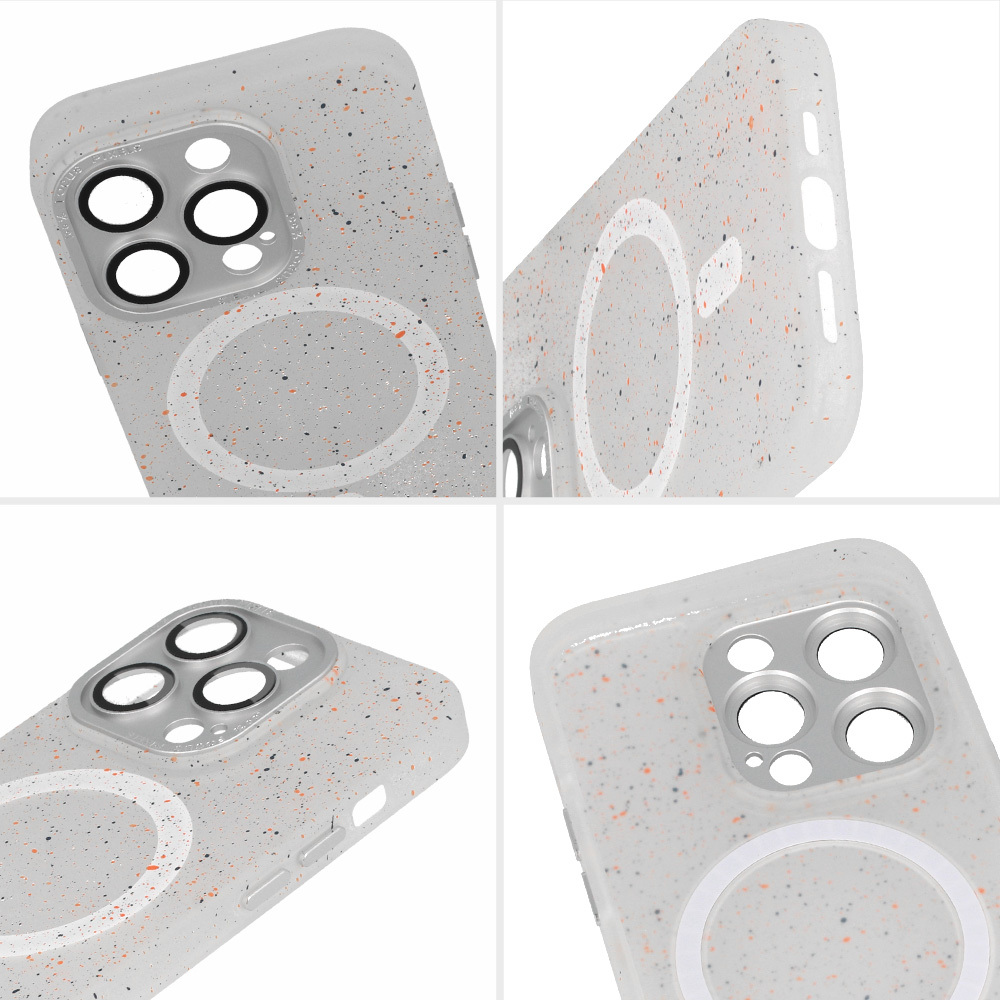 Pokrowiec Tel Protect Magnetic Splash Frosted Case bia�y Apple iPhone 15 / 6