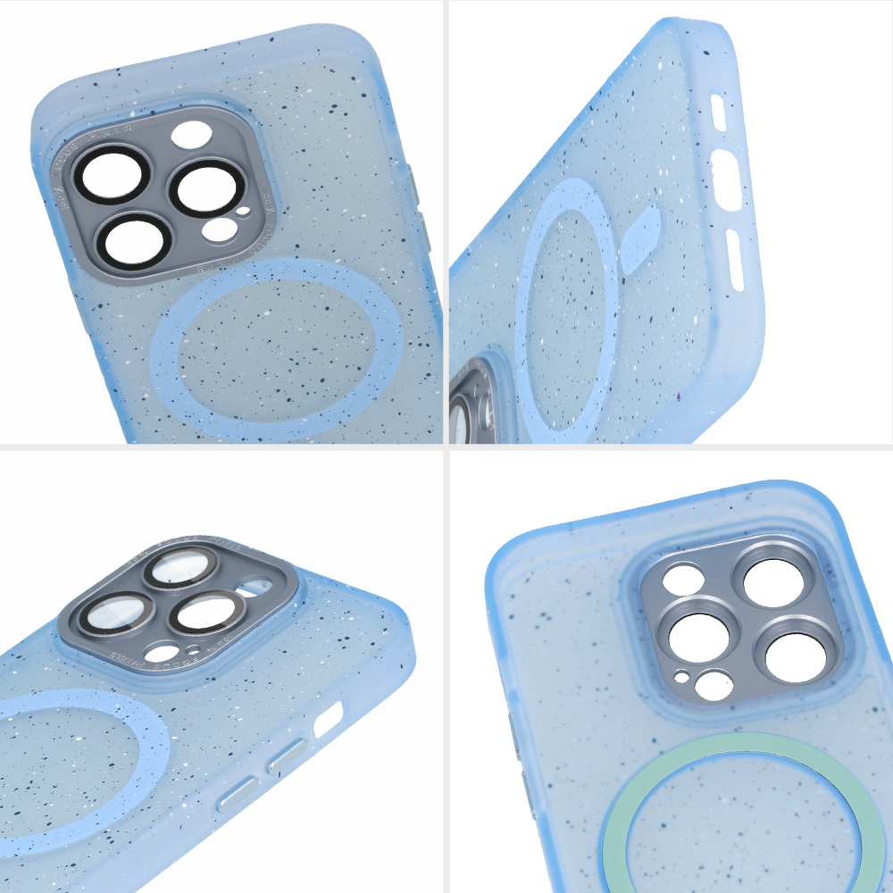 Pokrowiec Tel Protect Magnetic Splash Frosted Case jasnoniebieski Apple iPhone 15 Pro Max / 6