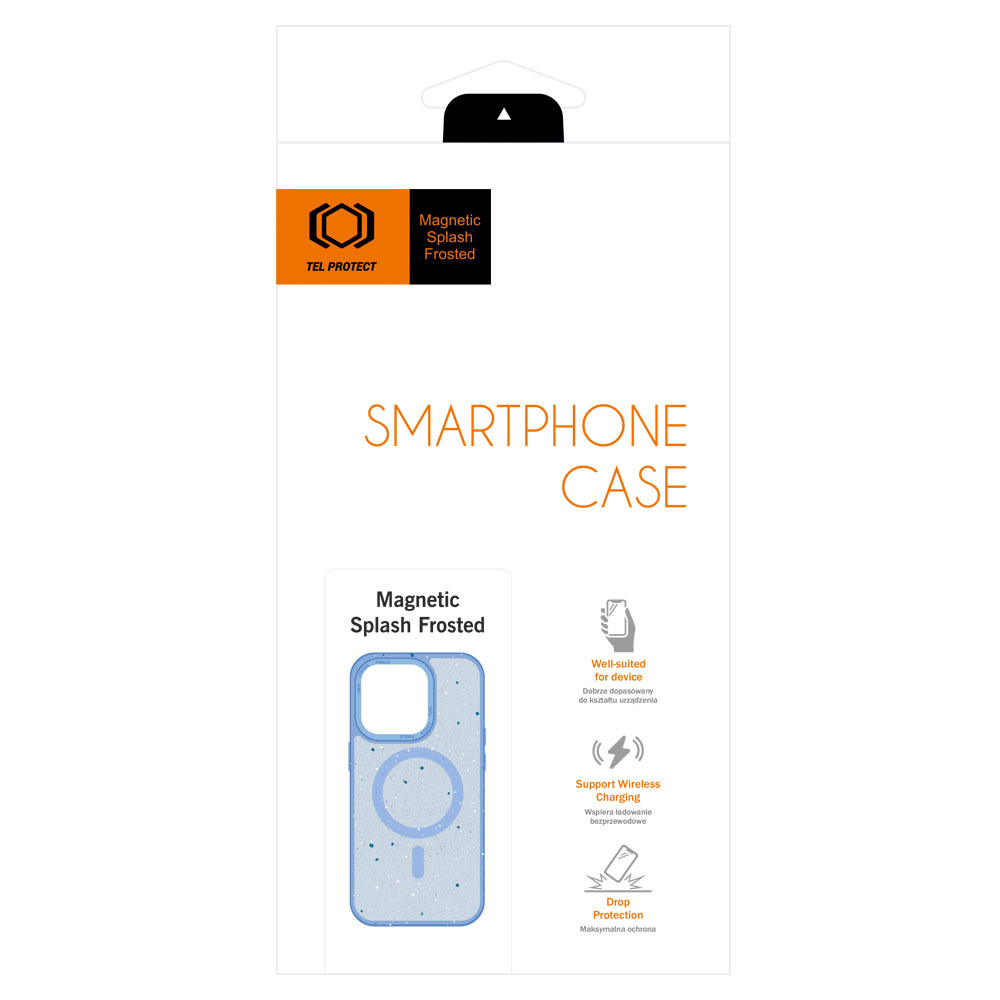 Pokrowiec Tel Protect Magnetic Splash Frosted Case jasnoniebieski Apple iPhone 15 Pro Max / 7