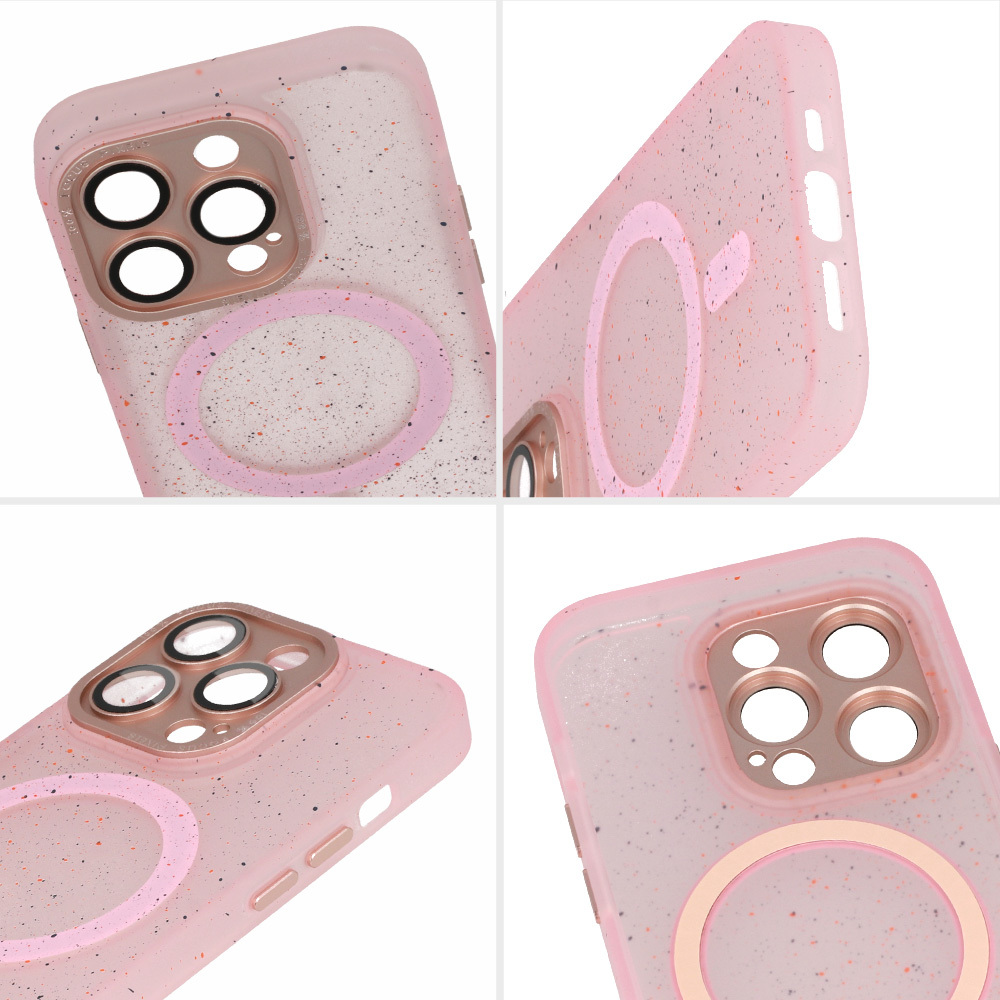 Pokrowiec Tel Protect Magnetic Splash Frosted Case jasnor�owy Apple iPhone 15 / 6