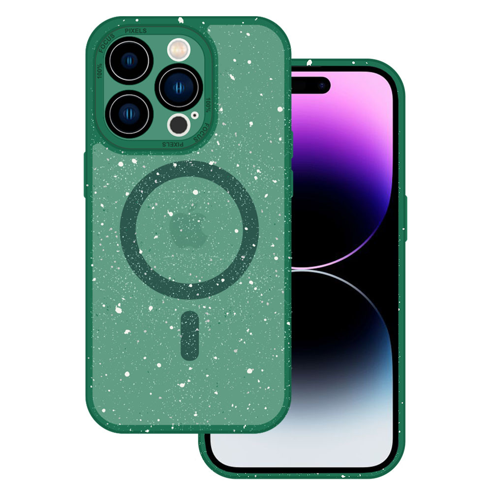 Pokrowiec Tel Protect Magnetic Splash Frosted Case zielony Apple iPhone 12 Pro