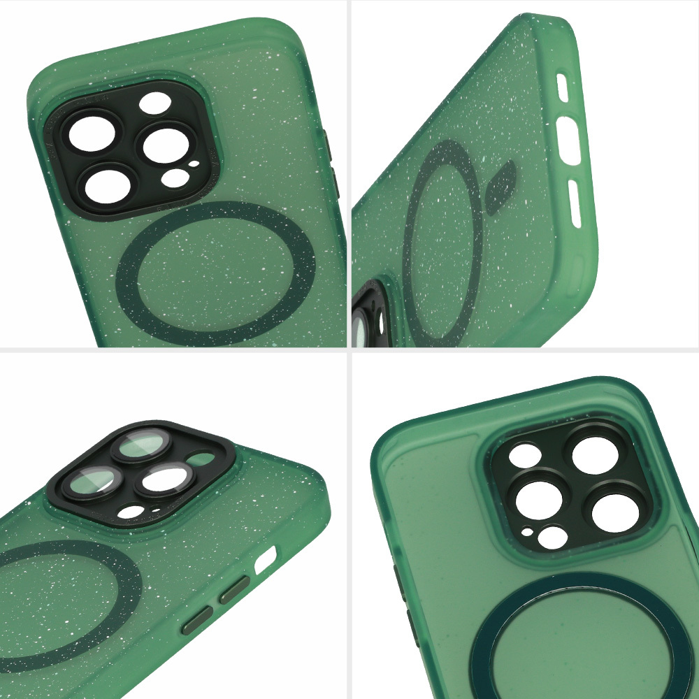 Pokrowiec Tel Protect Magnetic Splash Frosted Case zielony Apple iPhone 15 Pro Max / 6