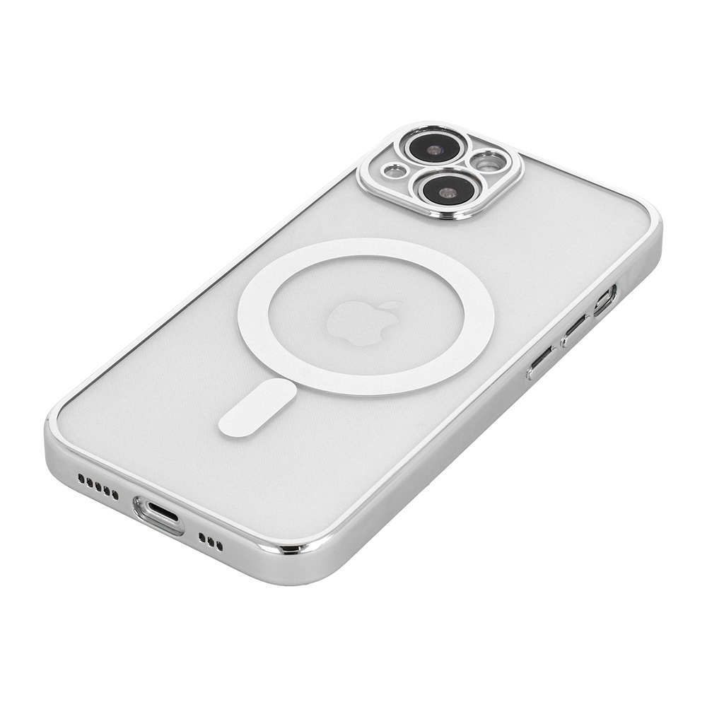 Pokrowiec Tel Protect Magsafe Luxury Case srebrny Apple iPhone 11 Pro Max / 4