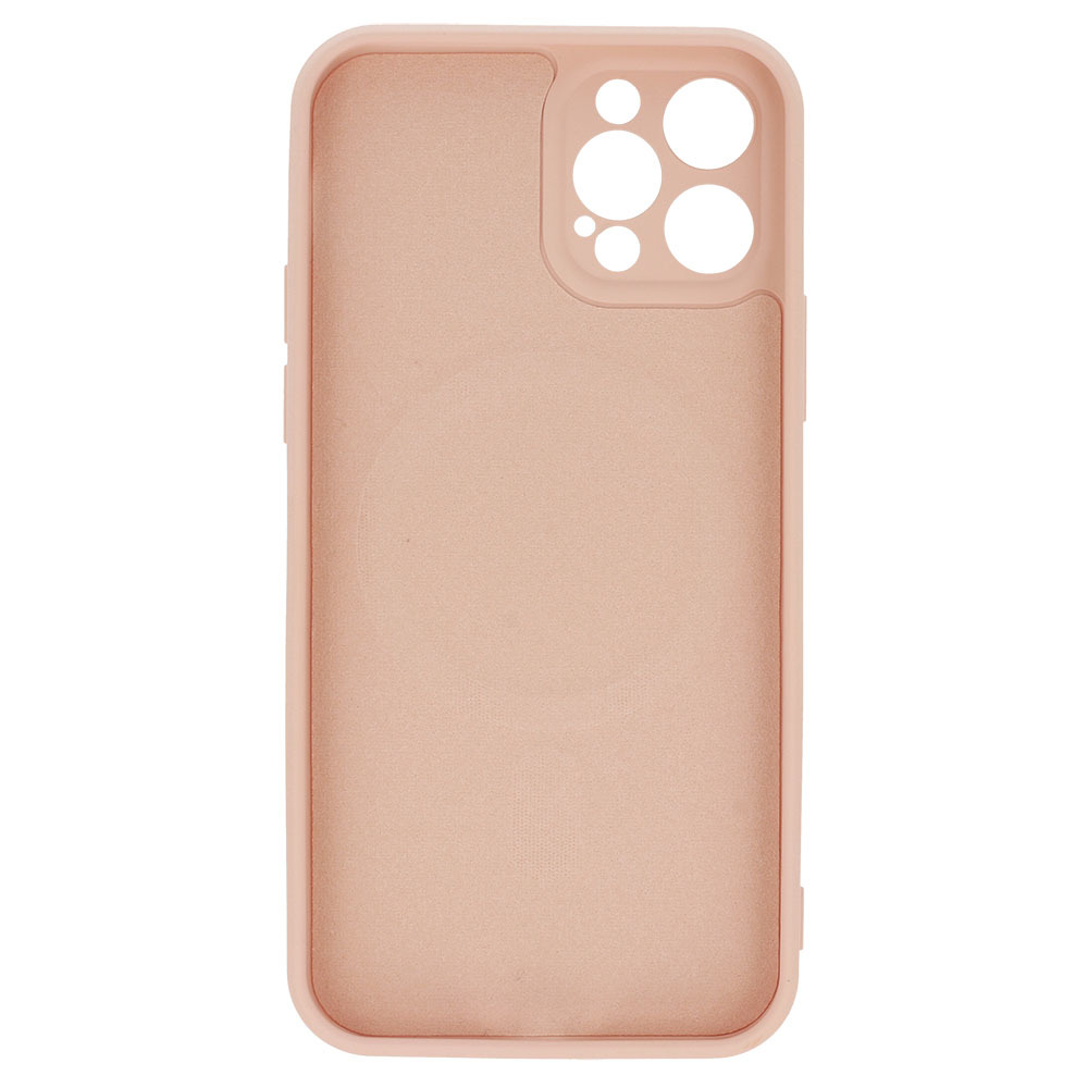 Pokrowiec Tel Protect MagSilicone Case beowy Apple iPhone 12 / 5