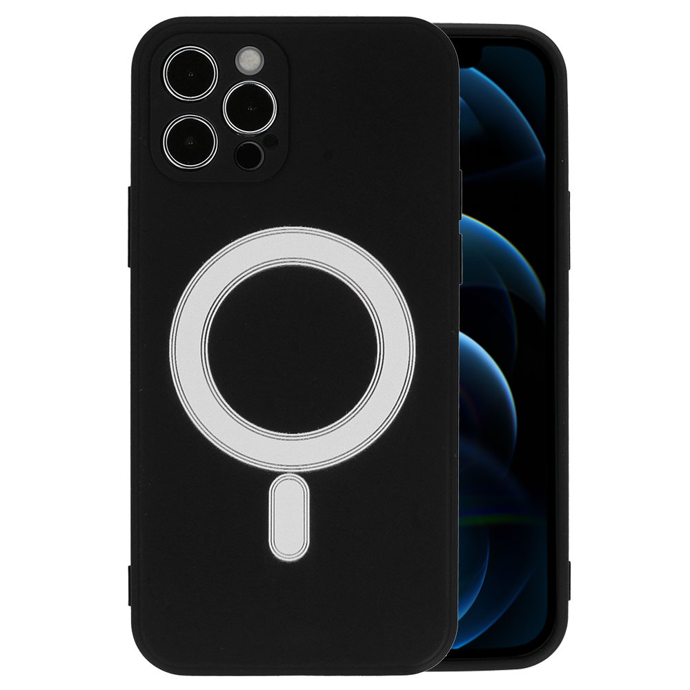 Pokrowiec Tel Protect MagSilicone Case czarny Apple iPhone 12 Mini