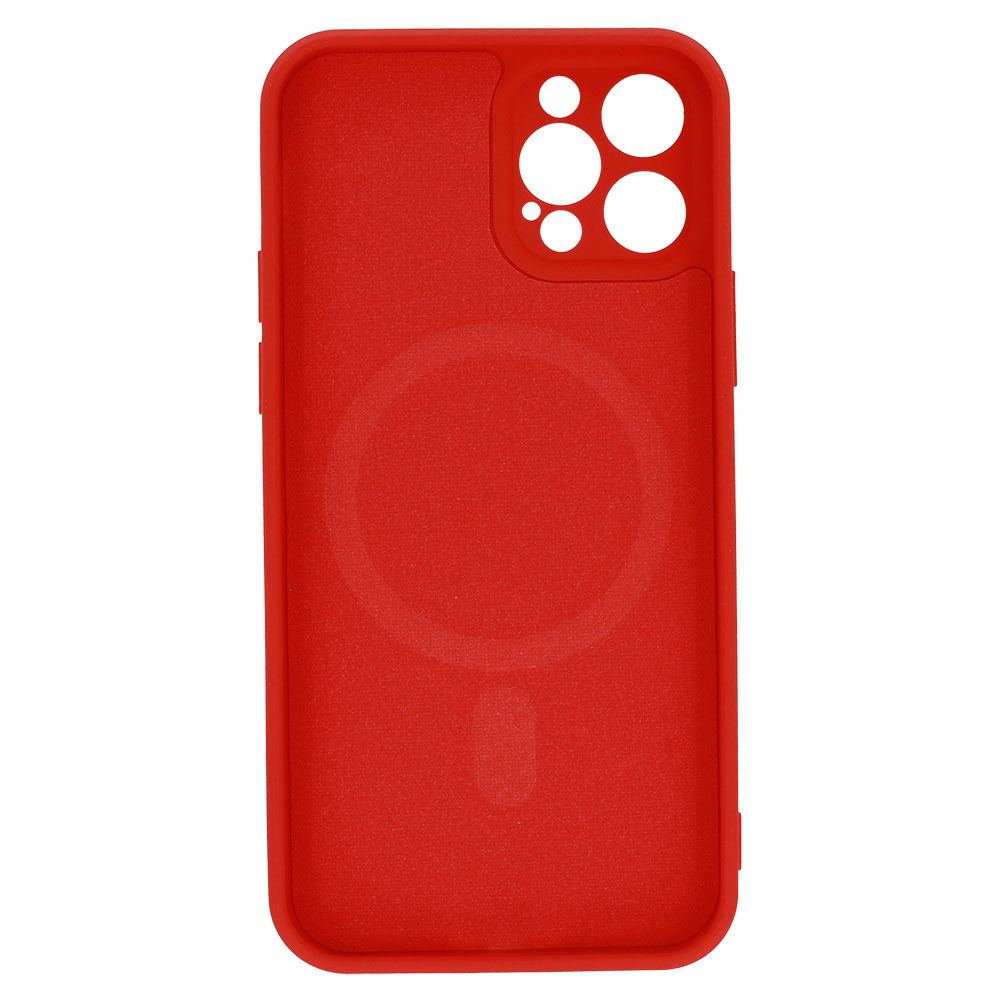 Pokrowiec Tel Protect MagSilicone Case czerwony Apple iPhone 12 Mini / 5