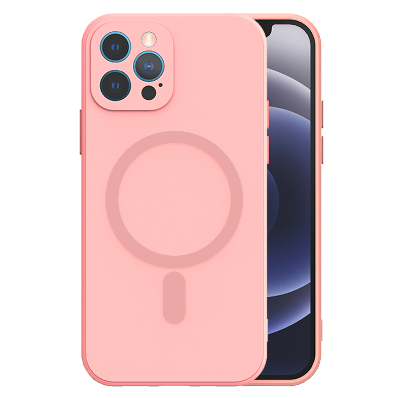 Pokrowiec Tel Protect MagSilicone Case jasnorowy Apple iPhone 11 Pro