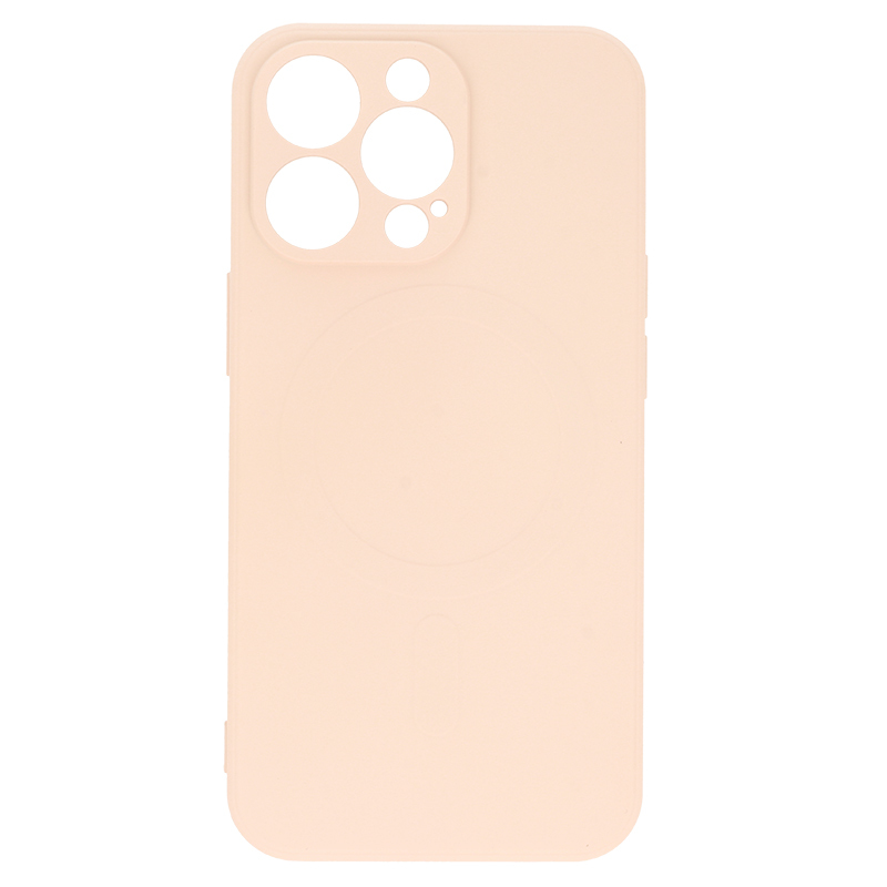 Pokrowiec Tel Protect MagSilicone Case jasnor�owy Apple iPhone 13 Pro / 3