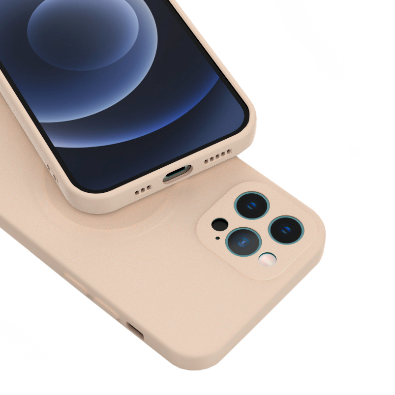 Pokrowiec Tel Protect MagSilicone Case jasnor�owy Apple iPhone 13 Pro / 6