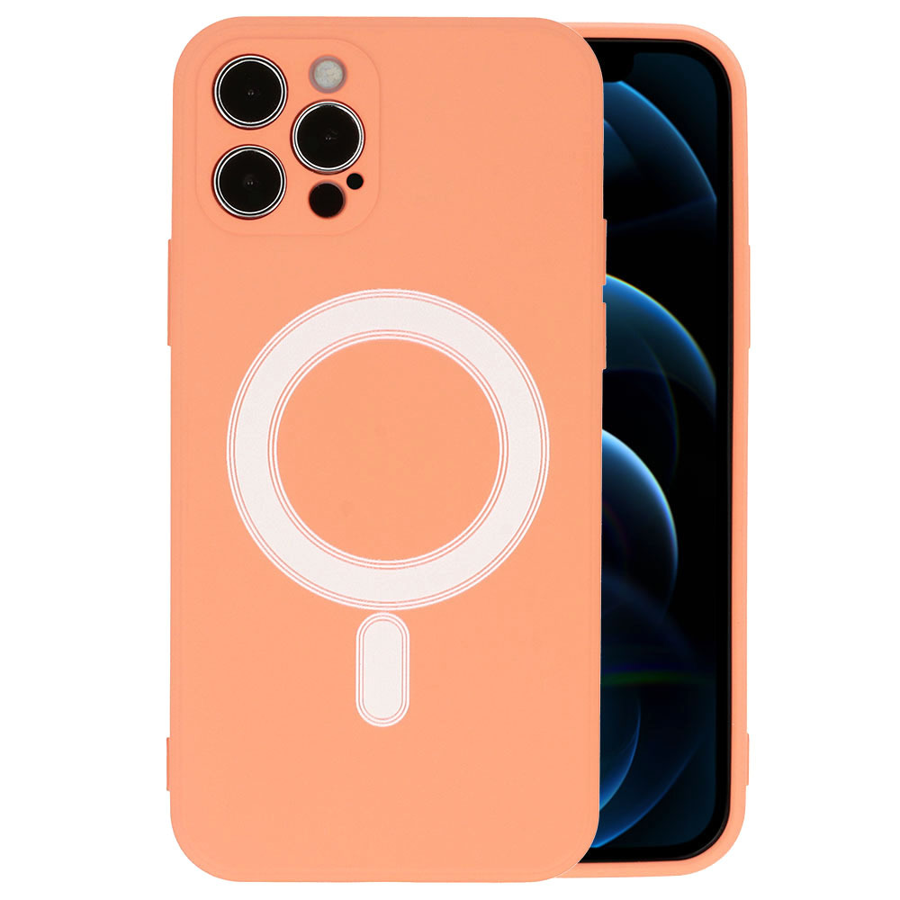 Pokrowiec Tel Protect MagSilicone Case pomara�czowy Apple iPhone 12 Pro
