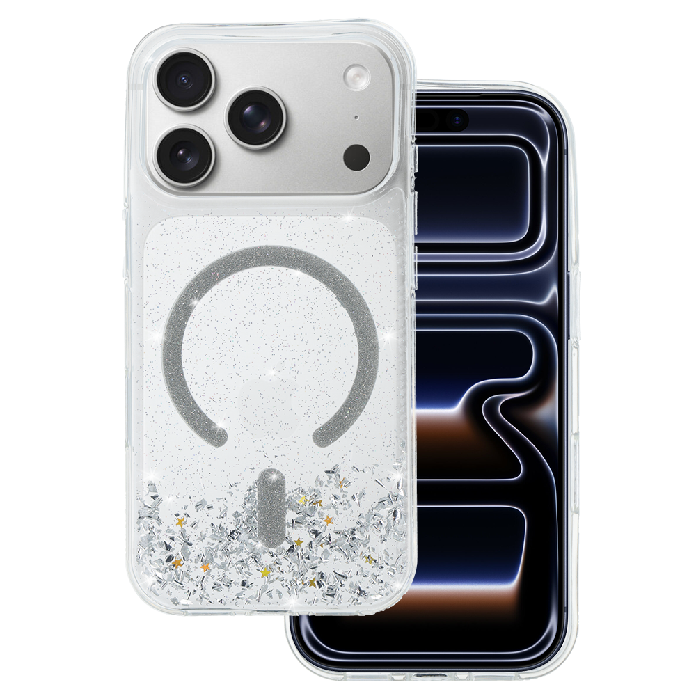 Pokrowiec Tel Protect Moonlite Magsafe Case srebrny Apple iPhone 17 Pro