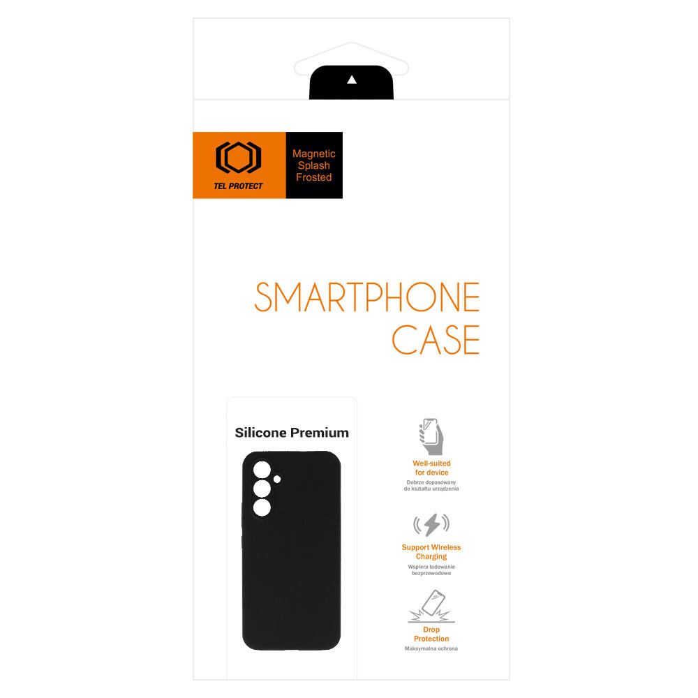 Pokrowiec Tel Protect Silicone Premium czarny Samsung Galaxy A54 5G / 8