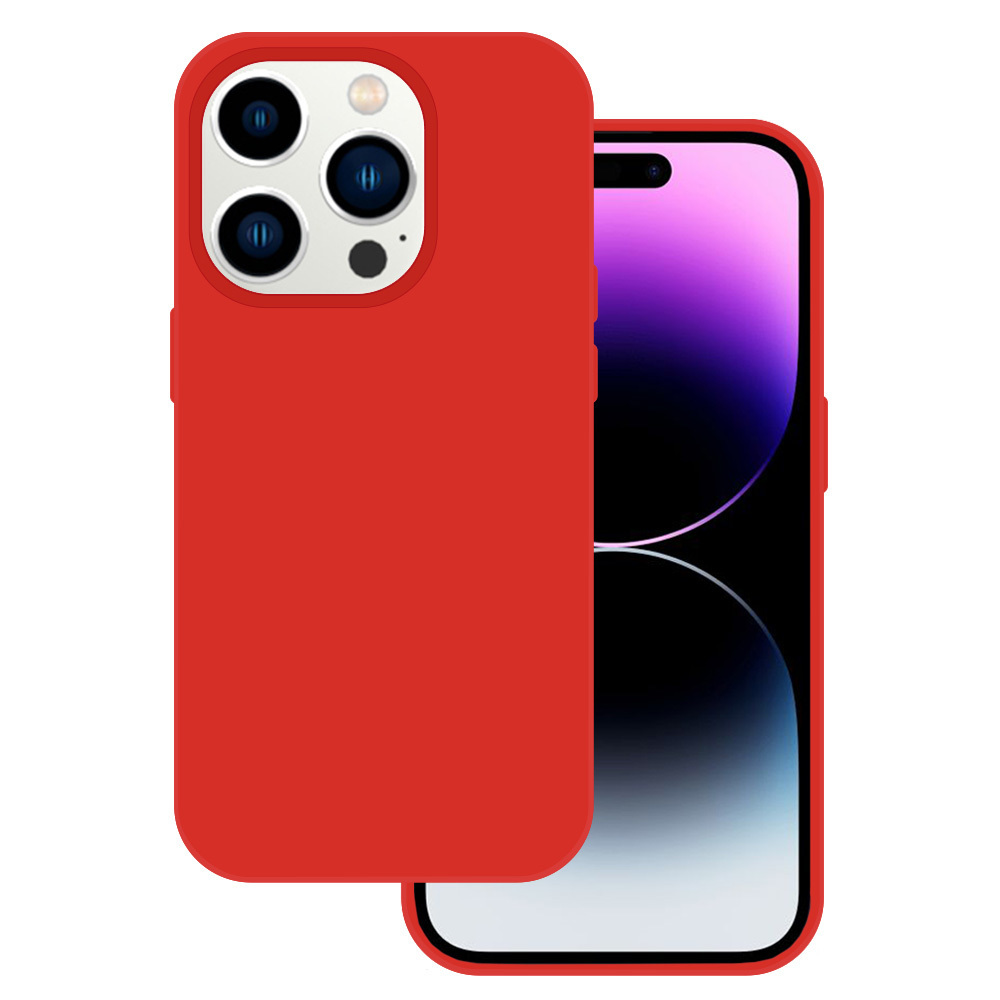Pokrowiec Tel Protect Silicone Premium czerwony Apple iPhone 14 Pro Max