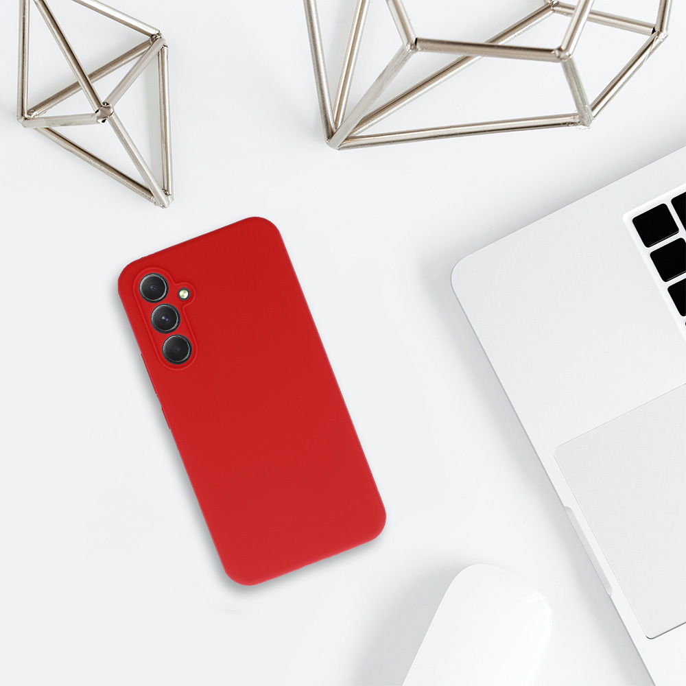 Pokrowiec Tel Protect Silicone Premium czerwony Samsung Galaxy S23 / 7