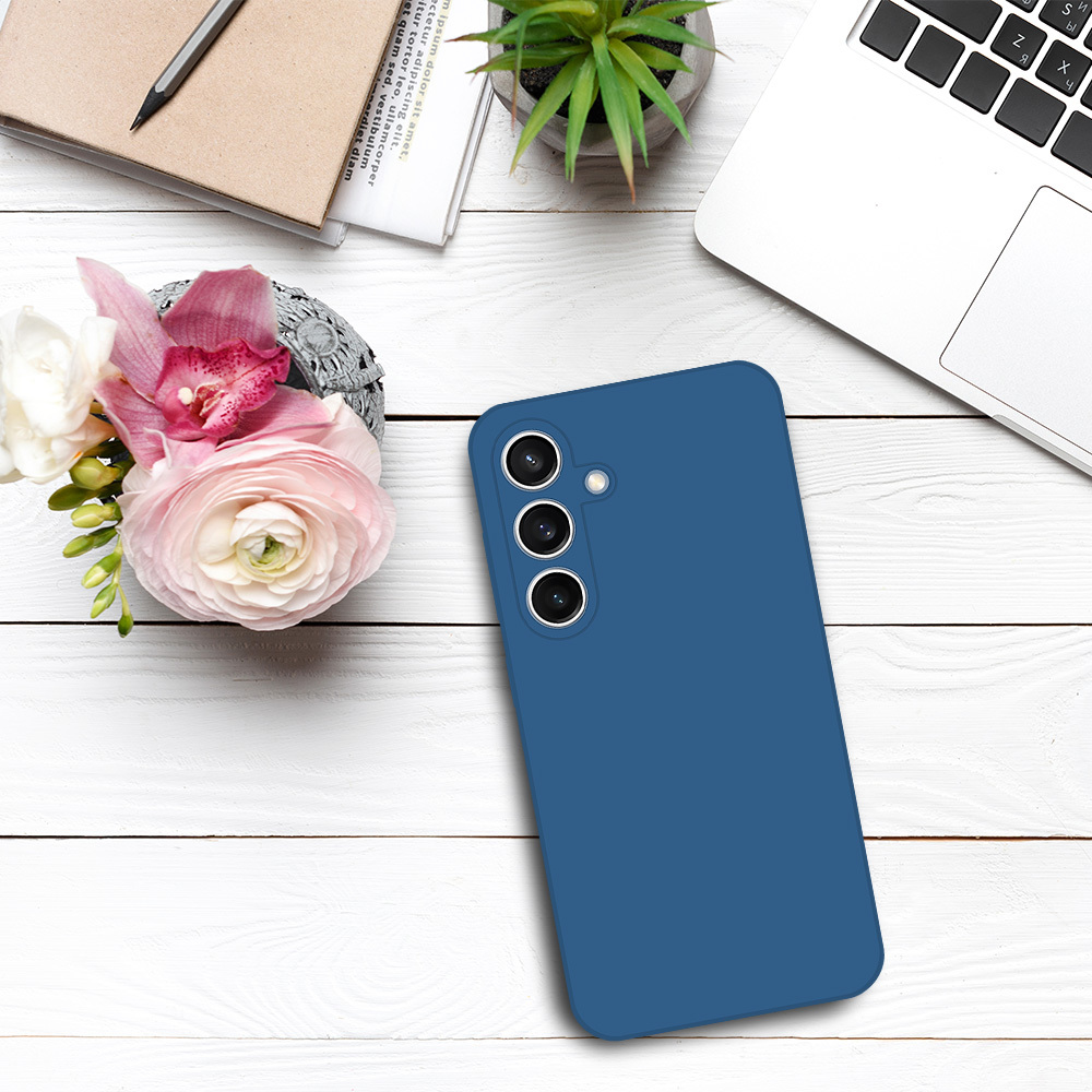 Pokrowiec Tel Protect Silicone Premium granatowy Samsung Galaxy A25 5G / 12