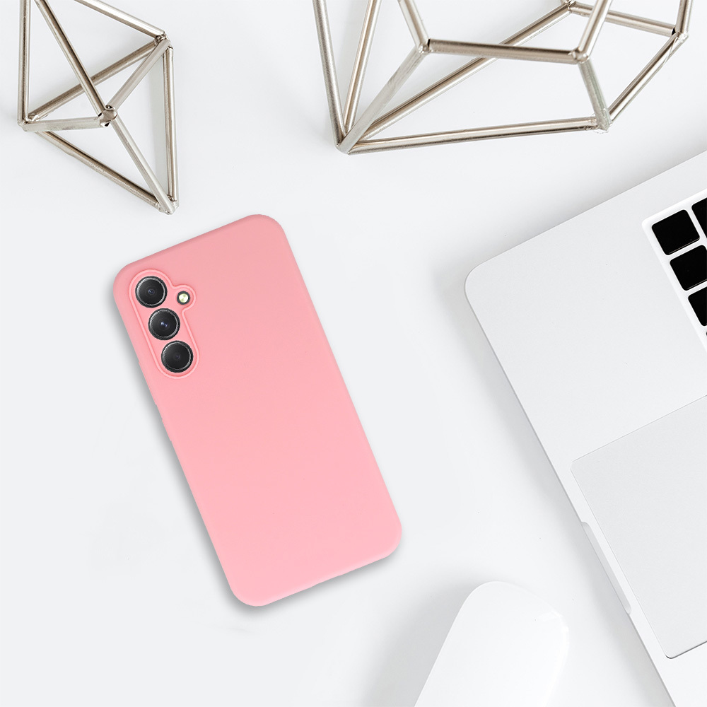 Pokrowiec Tel Protect Silicone Premium jasnor�owy Samsung Galaxy A25 5G / 7