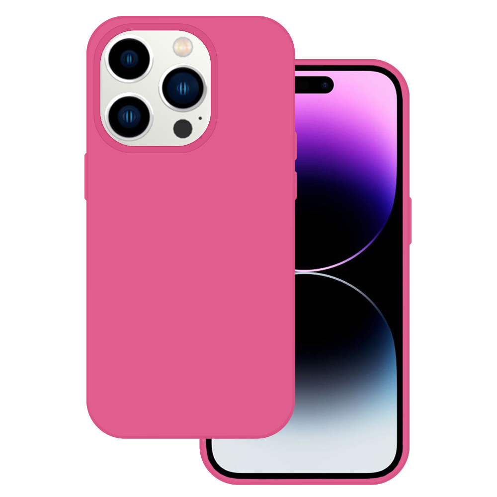 Pokrowiec Tel Protect Silicone Premium malinowy Apple iPhone 13