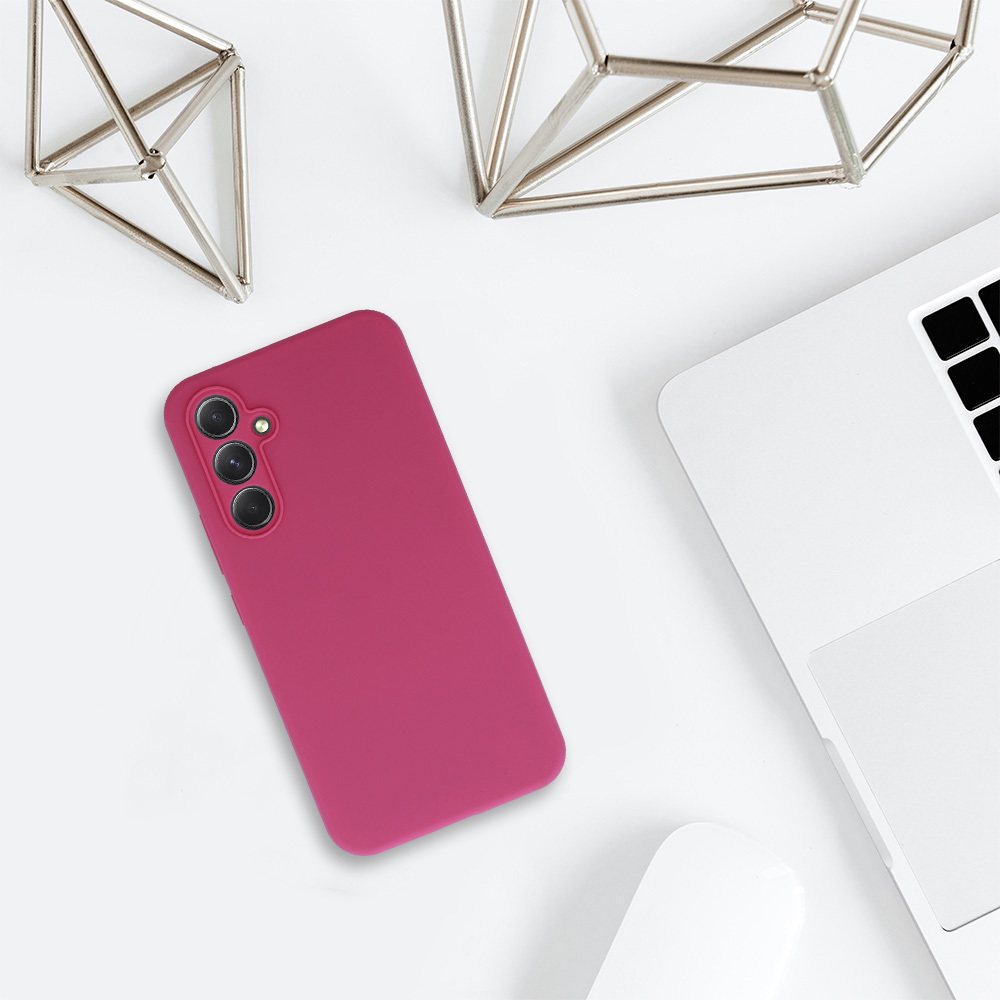 Pokrowiec Tel Protect Silicone Premium malinowy Samsung Galaxy A54 5G / 7