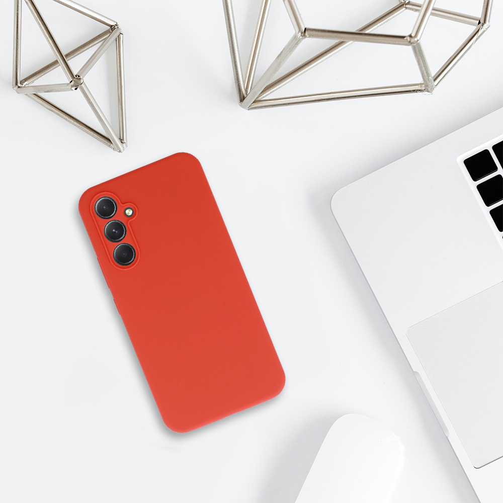 Pokrowiec Tel Protect Silicone Premium pomara�czowy Samsung Galaxy A25 5G / 7