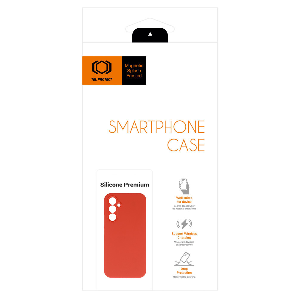 Pokrowiec Tel Protect Silicone Premium pomara�czowy Samsung Galaxy S23 FE / 8