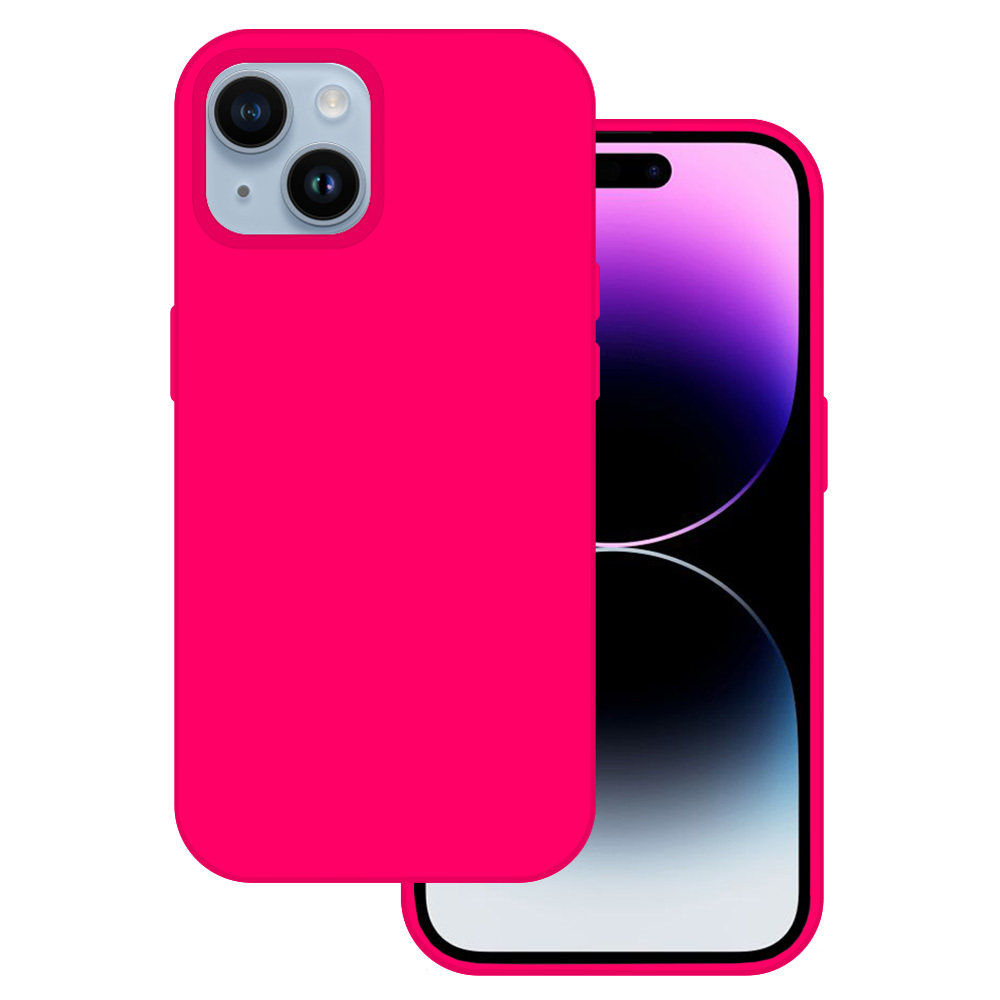 Pokrowiec Tel Protect Silicone Premium r�owy Apple iPhone 15 Plus