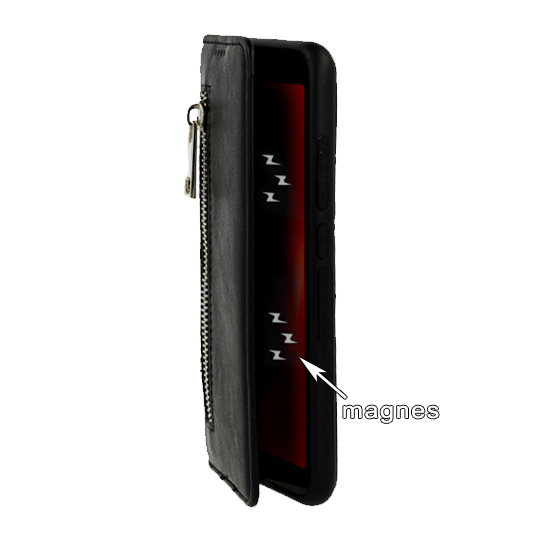 Pokrowiec Telone Business Zip czarny Apple iPhone XS Max / 7
