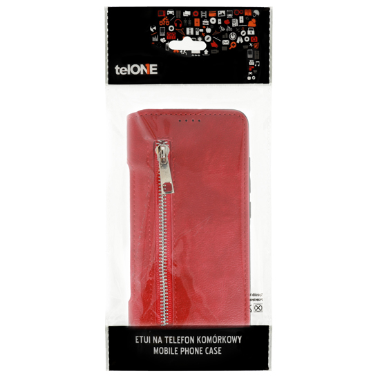 Pokrowiec Telone Business Zip czerwony Apple iPhone XS Max / 6