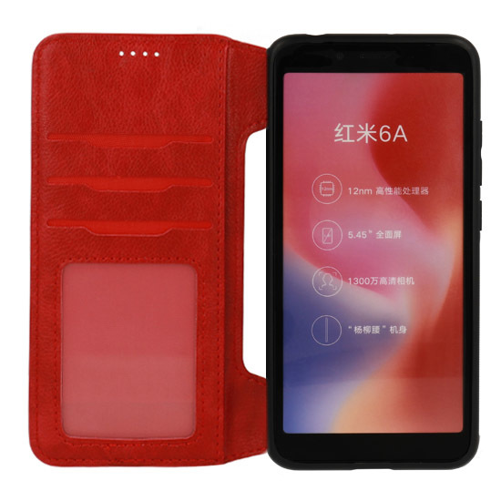 Pokrowiec Telone Business Zip czerwony Huawei Y5 (2018) / 3