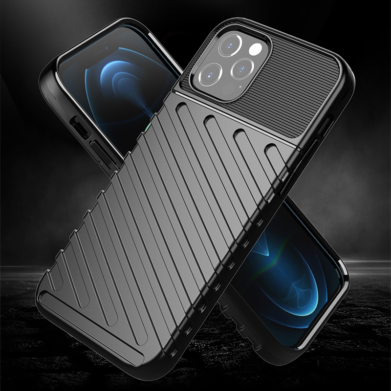 Pokrowiec Thunder Case czarny Apple iPhone 11 Pro Max / 7