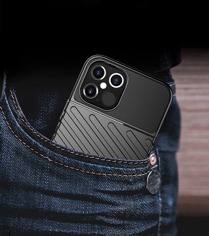 Pokrowiec Thunder Case czarny Apple iPhone 12 Pro / 9