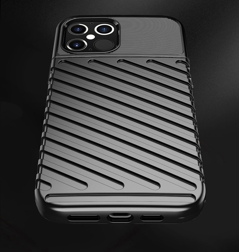Pokrowiec Thunder Case czarny Apple iPhone 12 Pro Max / 6