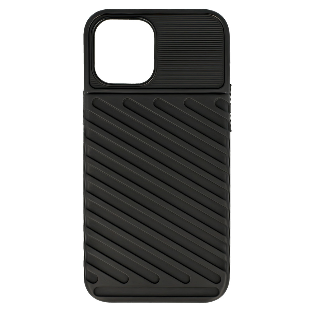 Pokrowiec Thunder Case czarny Apple iPhone 12 / 2
