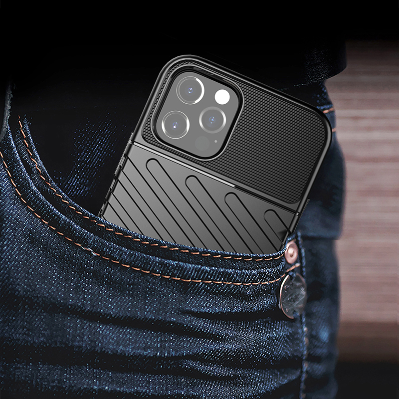Pokrowiec Thunder Case czarny Apple iPhone 14 / 9