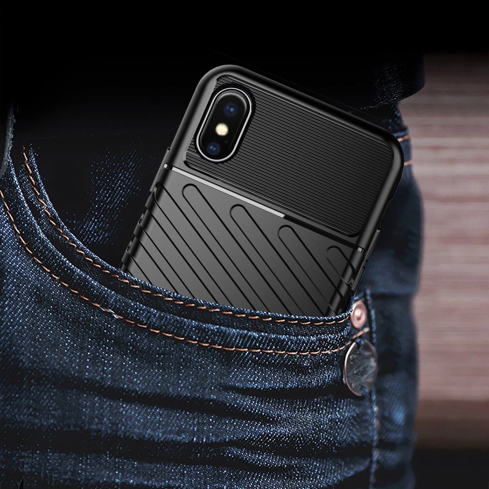 Pokrowiec Thunder Case czarny Apple iPhone X / 10