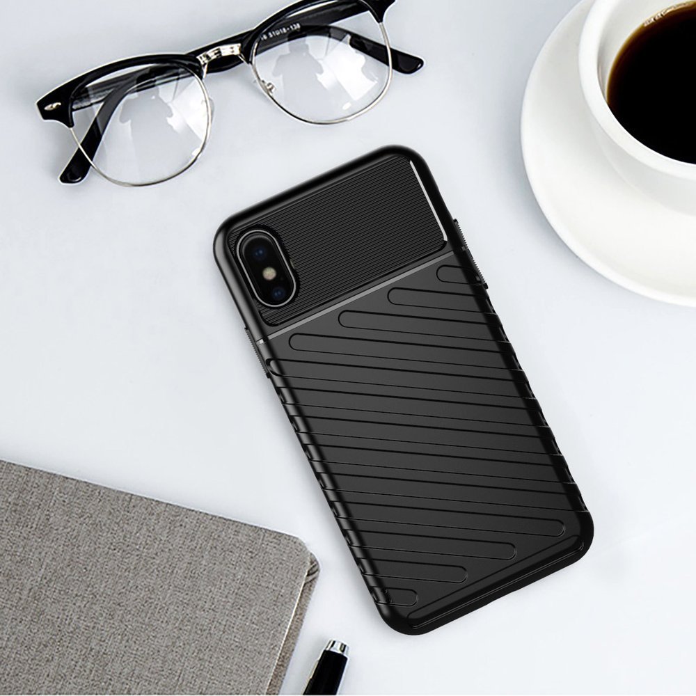 Pokrowiec Thunder Case czarny Apple iPhone X / 11 Pokrowiec Thunder Case czarny Apple iPhone X / 11