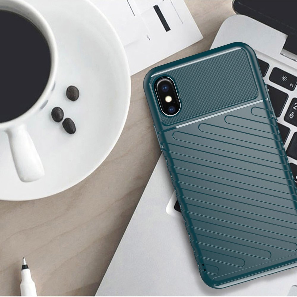 Pokrowiec Thunder Case czarny Apple iPhone X / 6 Pokrowiec Thunder Case czarny Apple iPhone X / 6