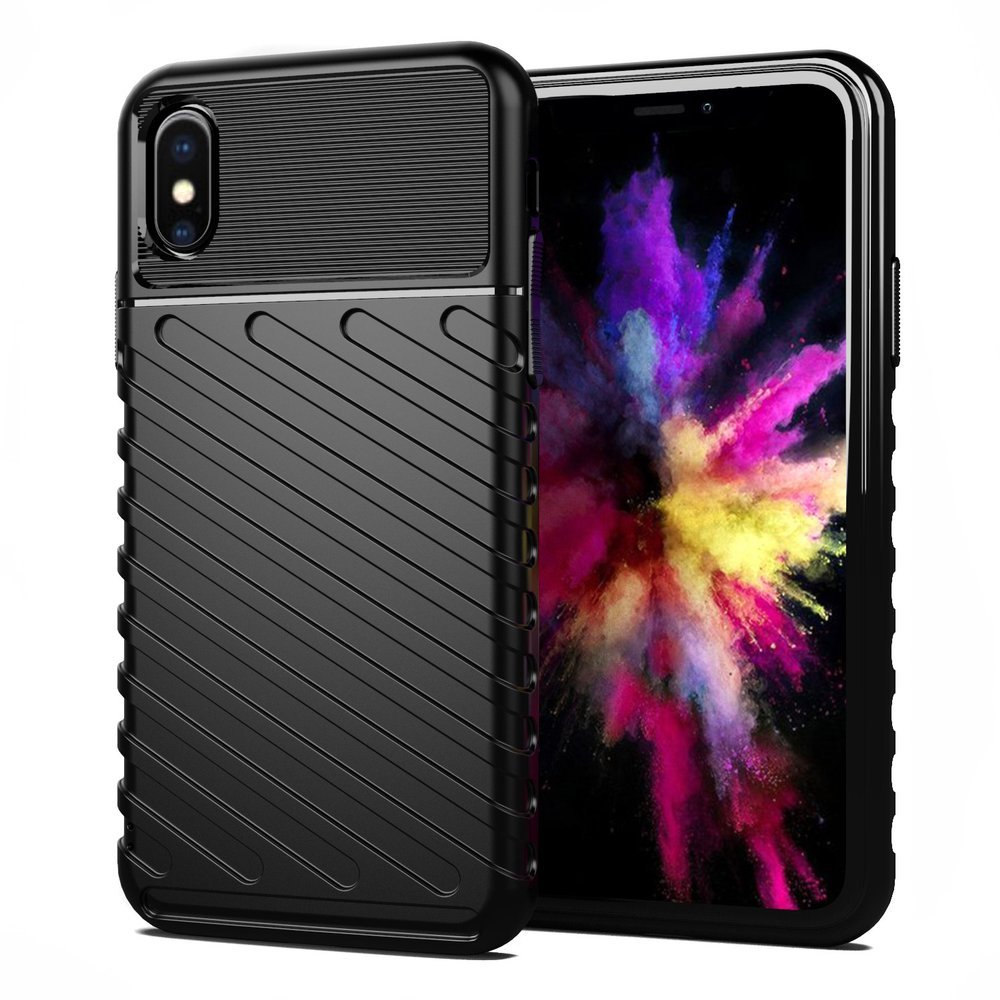 Pokrowiec Thunder Case czarny Apple iPhone XS Pokrowiec Thunder Case czarny Apple iPhone XS