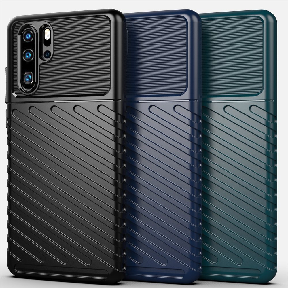Pokrowiec Thunder Case czarny Huawei P30 Pro / 12 Pokrowiec Thunder Case czarny Huawei P30 Pro / 12