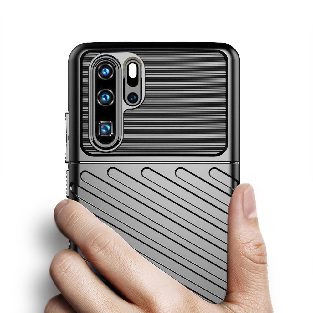 Pokrowiec Thunder Case czarny Huawei P30 Pro / 4 Pokrowiec Thunder Case czarny Huawei P30 Pro / 4