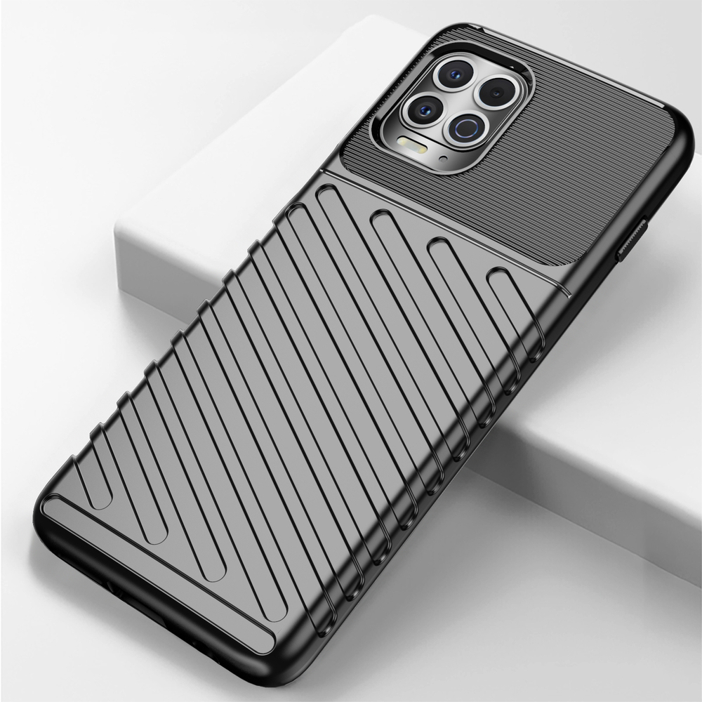 Pokrowiec Thunder Case czarny Motorola Edge S / 12 Pokrowiec Thunder Case czarny Motorola Edge S / 12