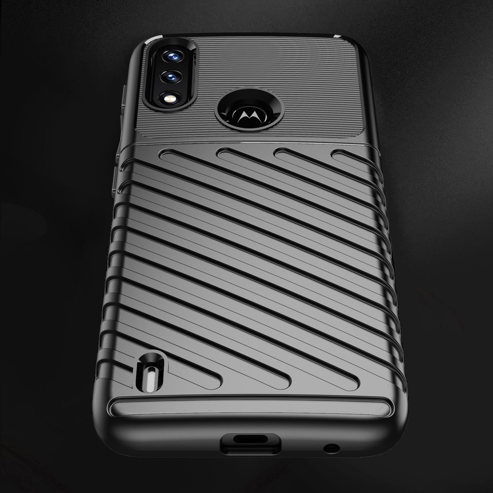 Pokrowiec Thunder Case czarny Motorola Moto E7 Power / 7