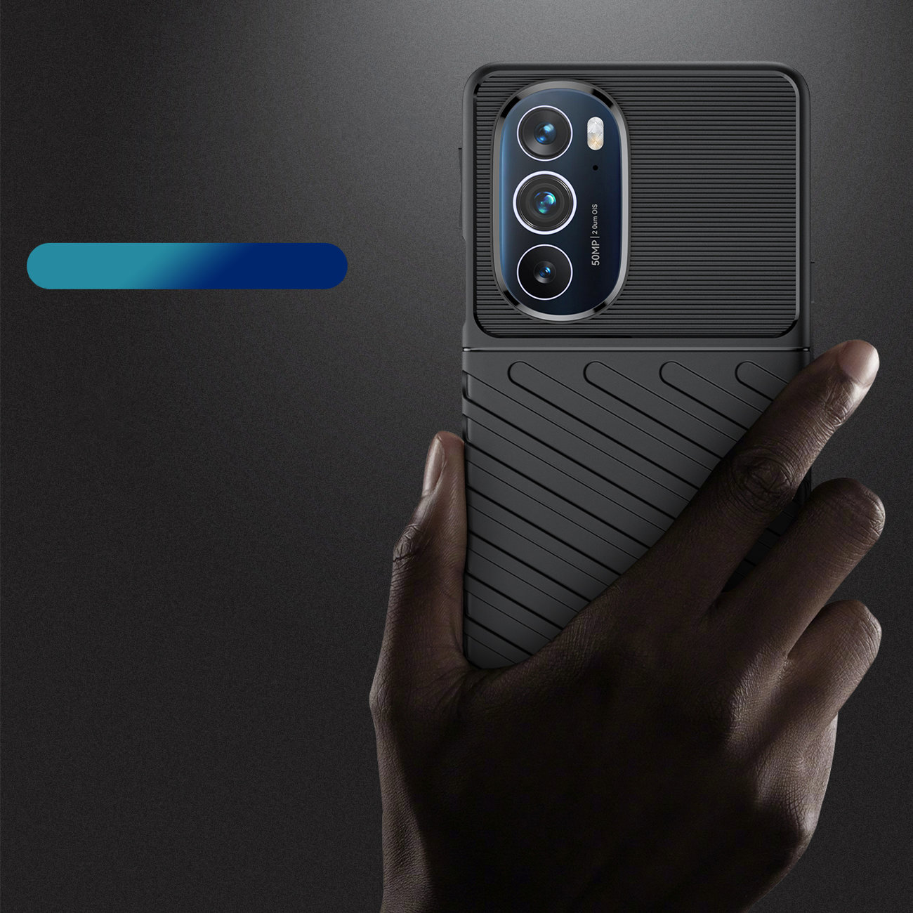 Pokrowiec Thunder Case czarny Motorola Moto Edge 30 Pro / 3