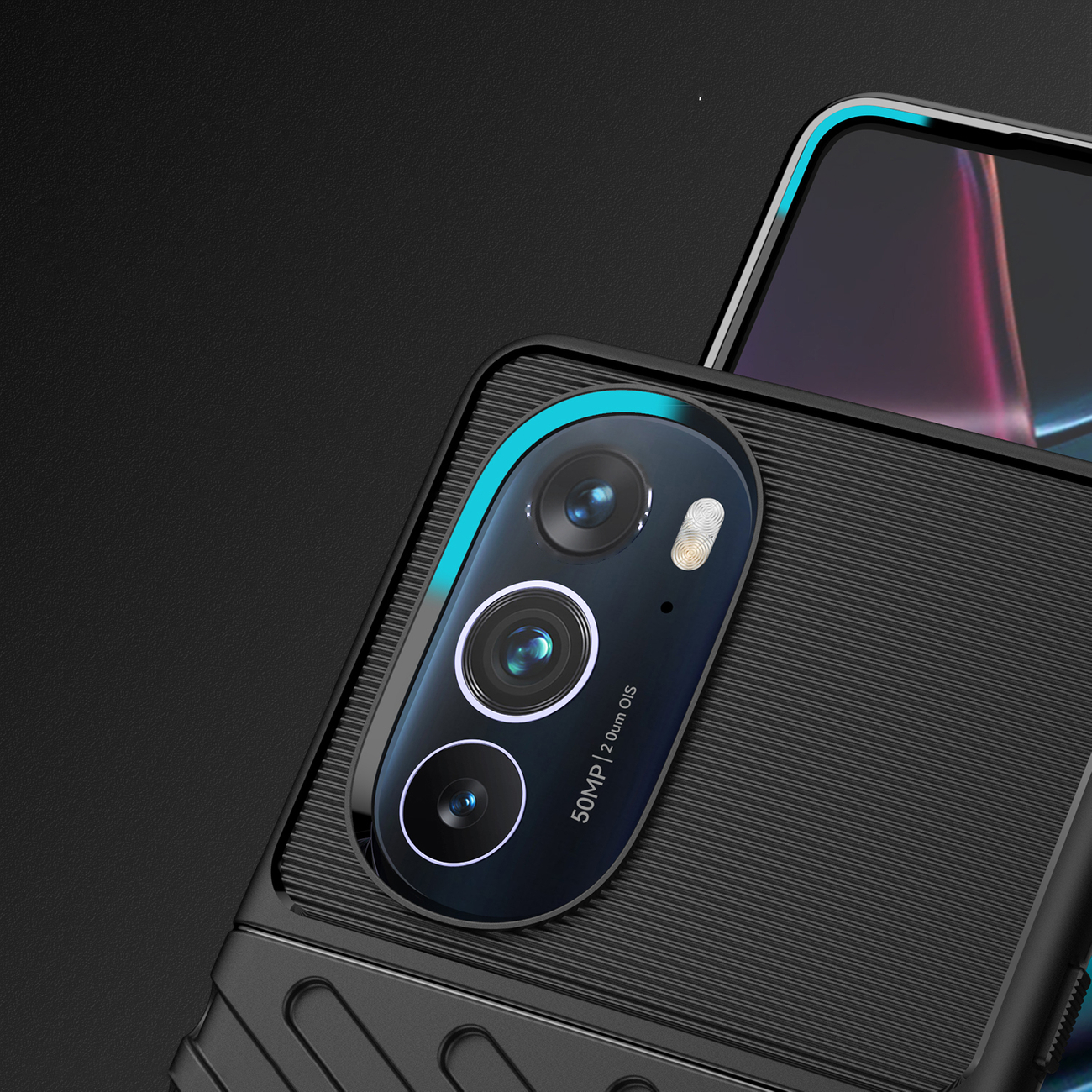 Pokrowiec Thunder Case czarny Motorola Moto Edge 30 Pro / 4